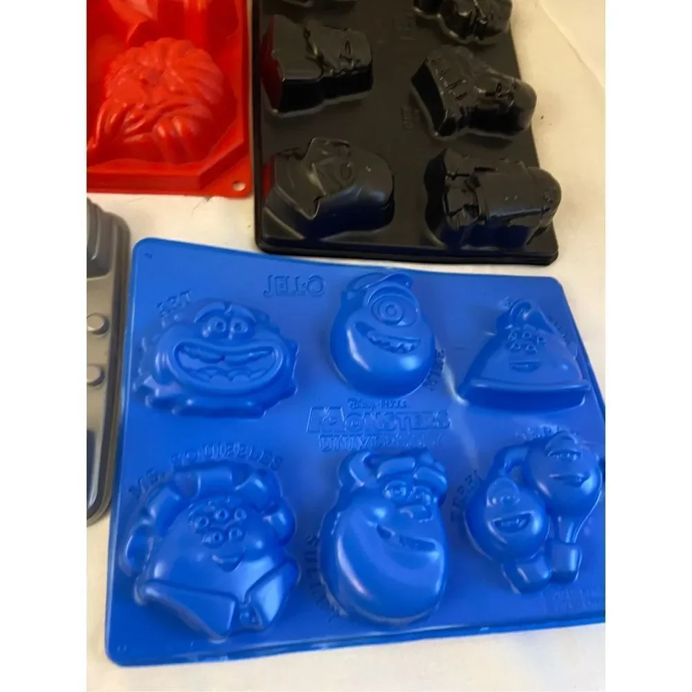 Jello Molds 10 pieces Power Rangers Star Wars‎ Disney Nascar ice age